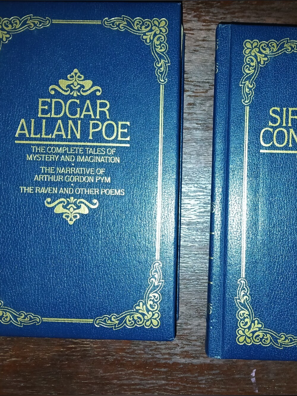 Classic Blue Hardcover Literary Set - Edgar Allan Poe & Sir Arthur Conan Doyle